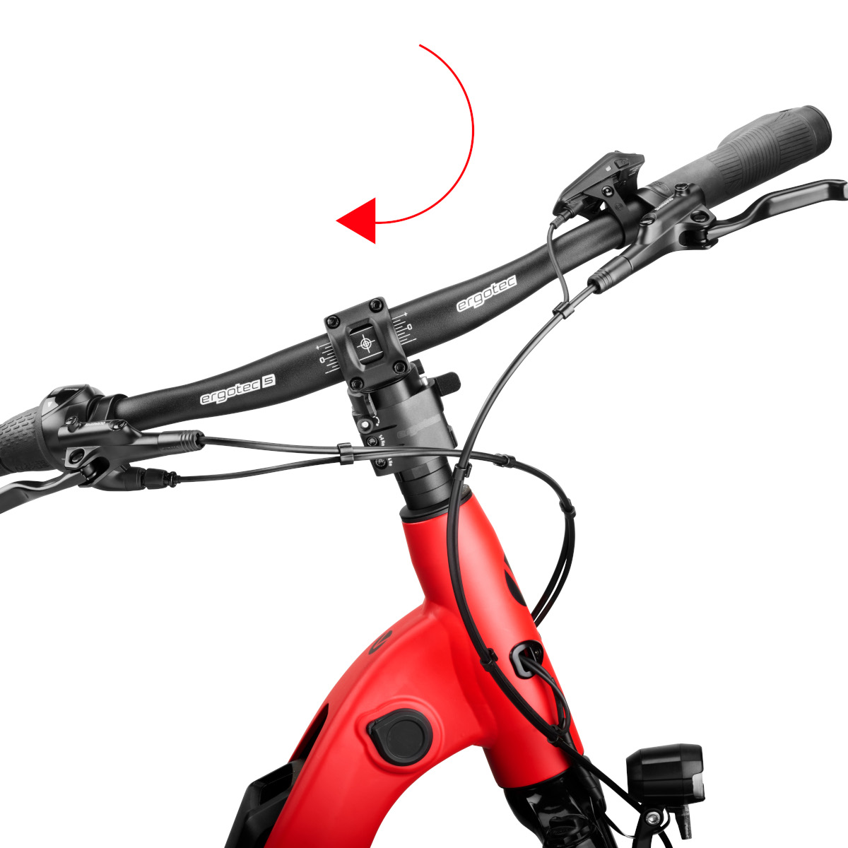 Funtionsweise der ergotec up&down Vorbauerhöhung