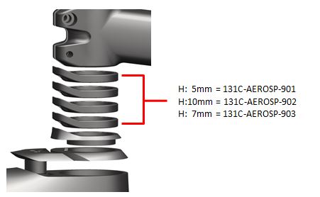 Giant Spacer / AERO - 5 mm OD1