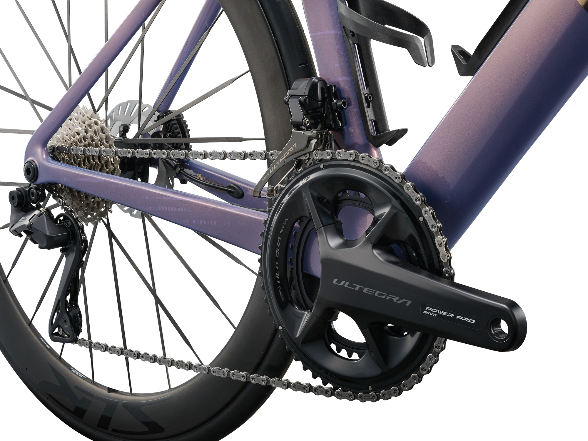 Liv Enviliv Advanced Pro 0 in Ember Violet mit Ultegra-Antrieb und Aero-Hinterbau.