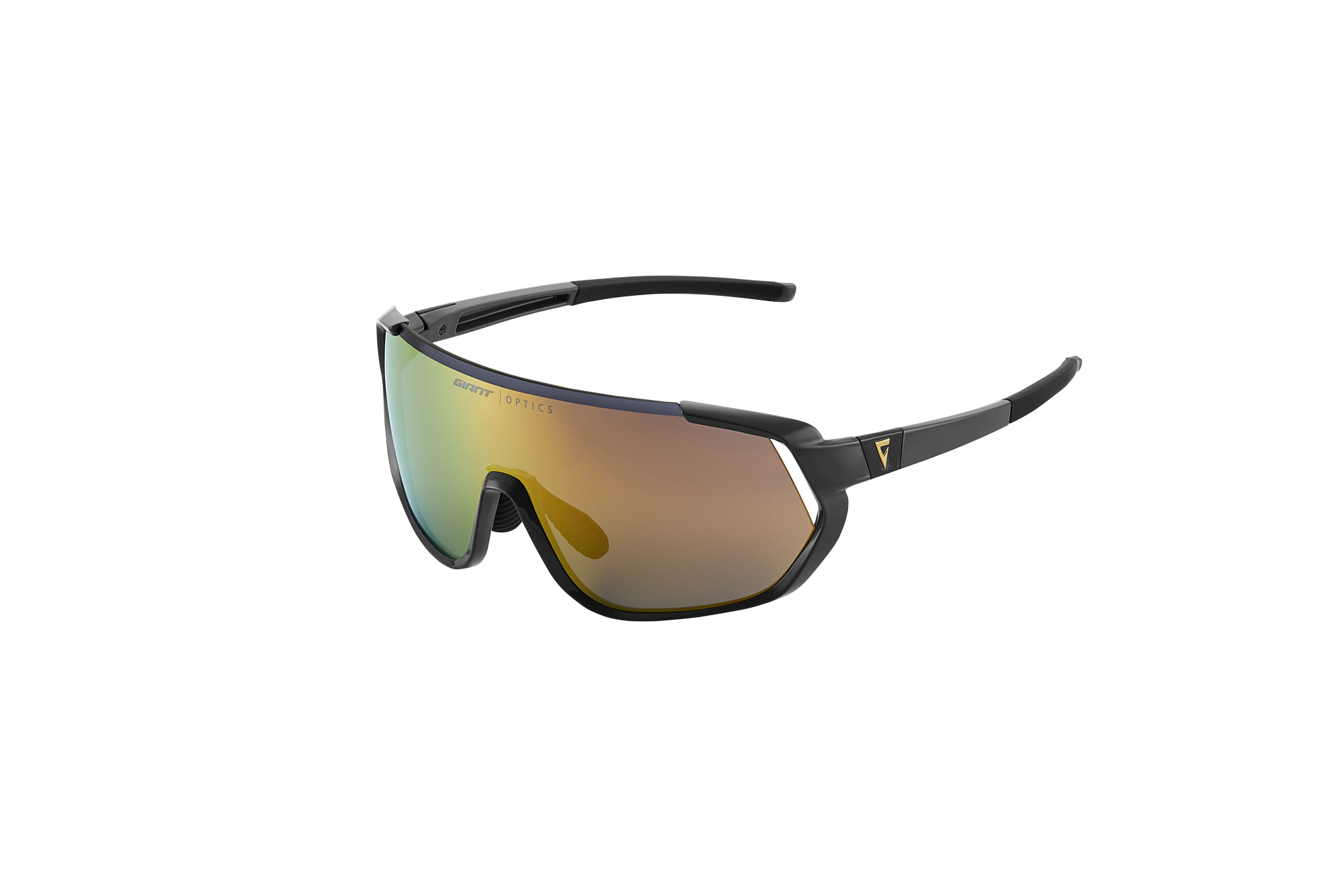 Giant Agos Farradbrille in grau gold Schrägansicht