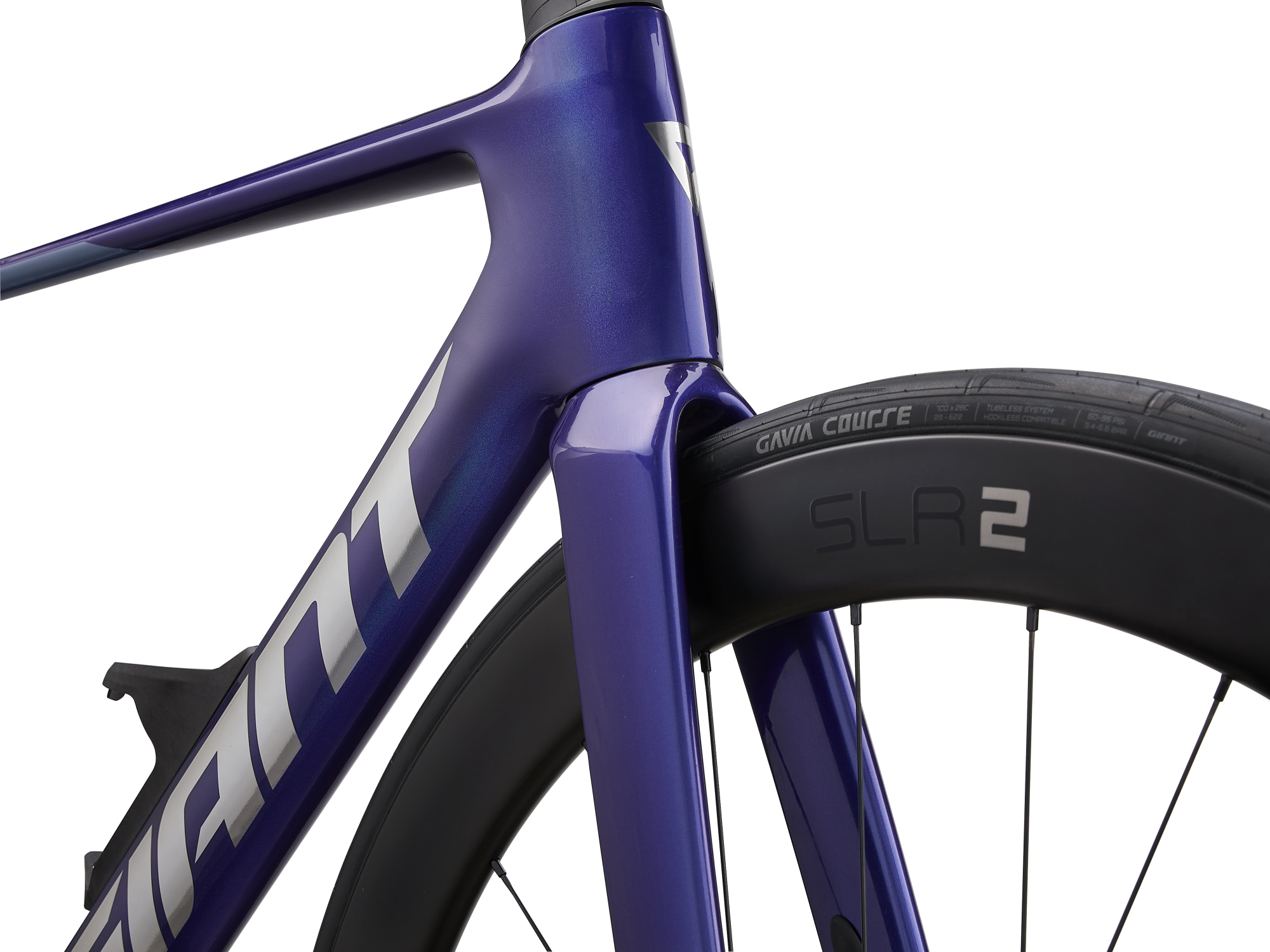 Giant Propel Advanced 0 Rennvelo in Azurite Blue mit Aero-Gabel und SLR 2 Carbonlaufrad.