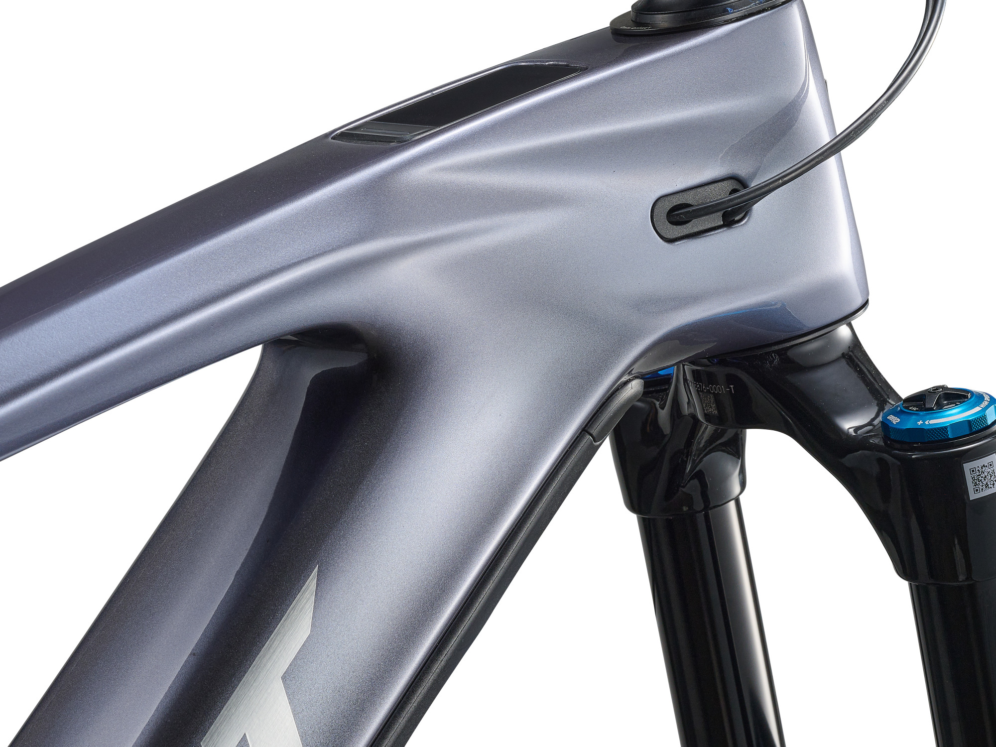 Detailansicht Giant Reign Advanced Steuerkopf mit innenliegender Kabelführung