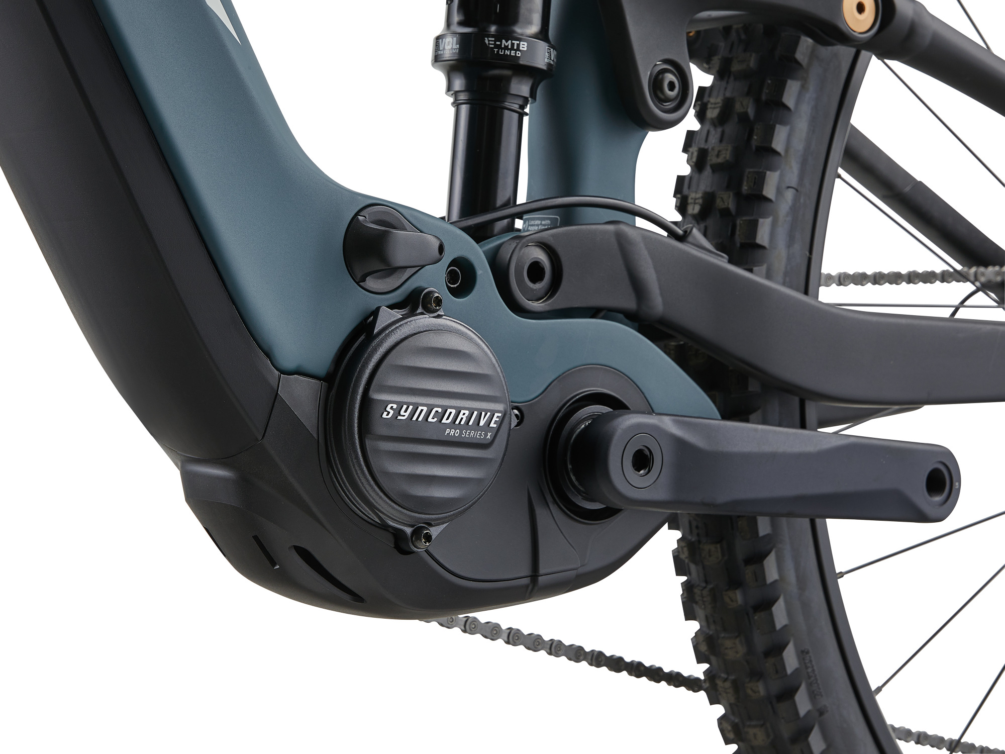 Giant Stance E+ 0 E-MTB Antriebseinheit mit SyncDrive Pro Motor und integriertem Akku.