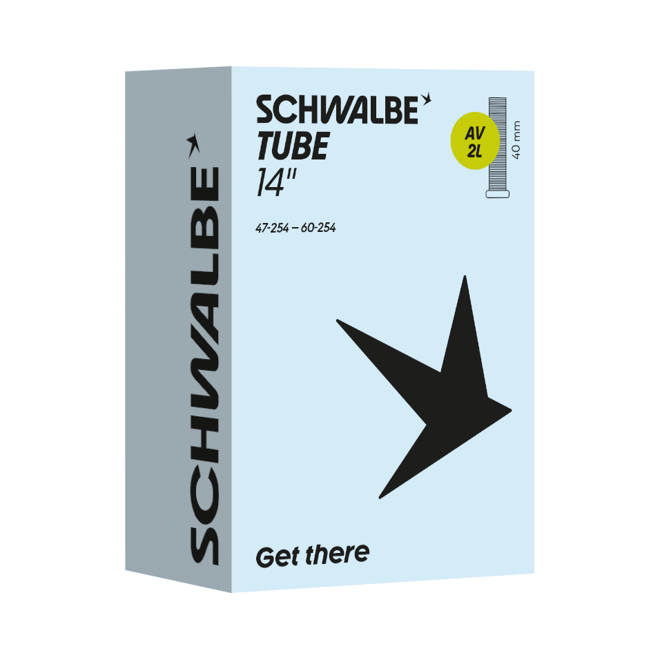 Verpackung des Schwalbe AV2-L Schlauches