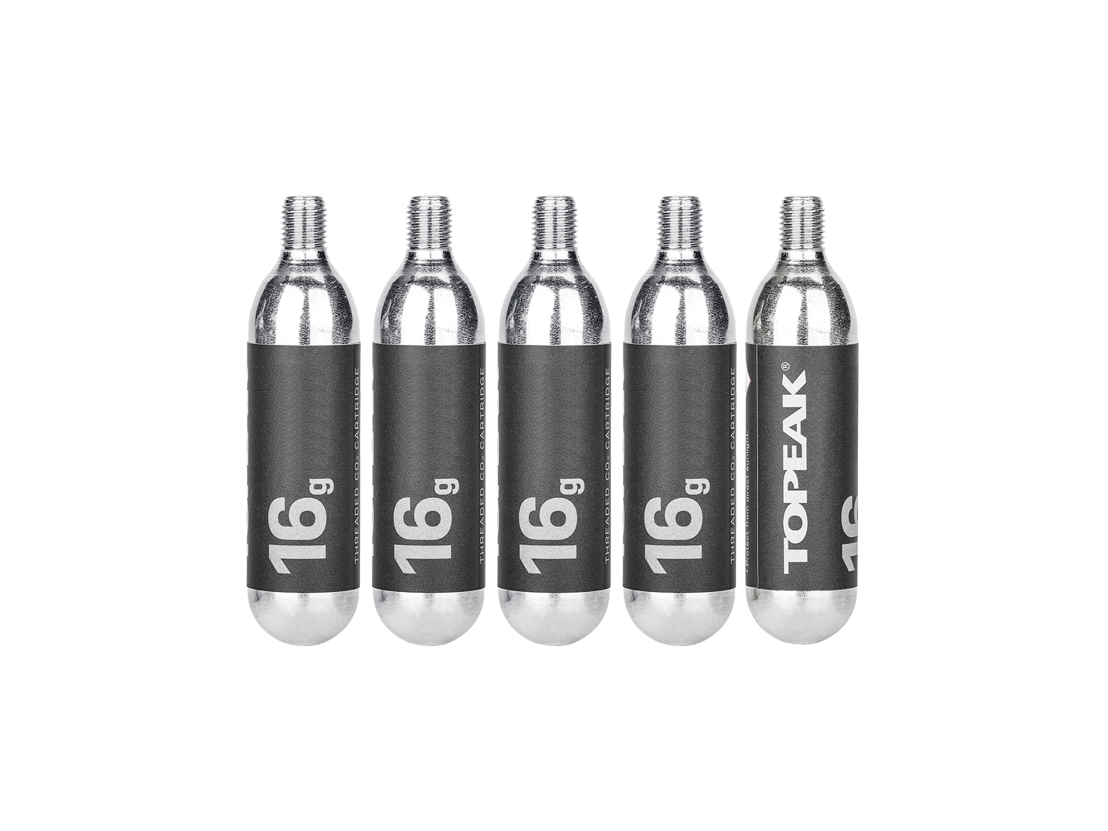 Topeak CO2 Kartuschen 16gr mit Gewinde (5 Stück)