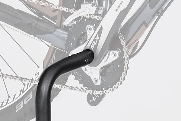 Topeak Flashstand MX Fahrradständer Detail von Verbindung Ständer und Velo