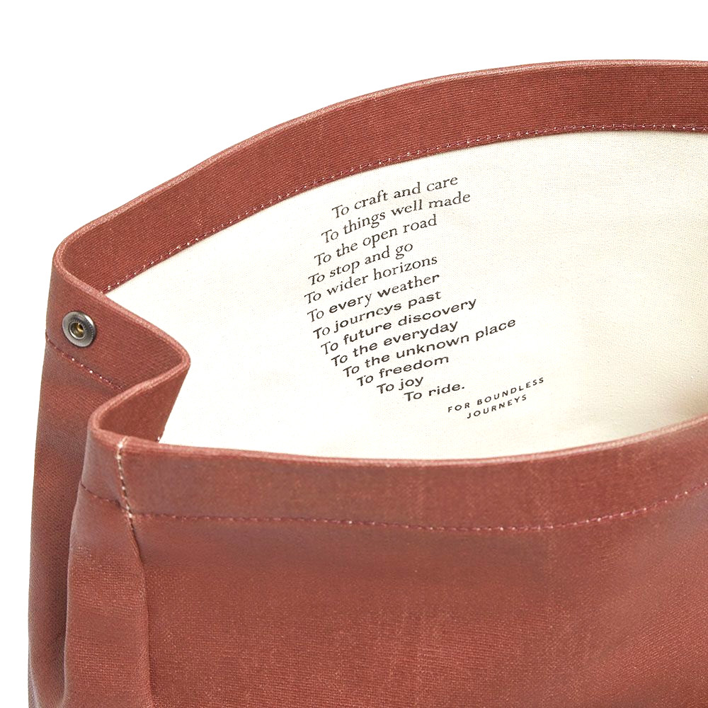 Detail des Broos Pickwick Canvas 12L Rucksacks in rust