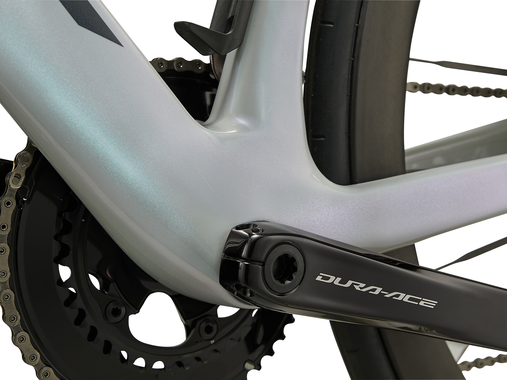 Giant Propel Advanced Pro DA Rennvelo in Supernova Grey mit formgeführtem Sitzbereich und Aero-Streben.