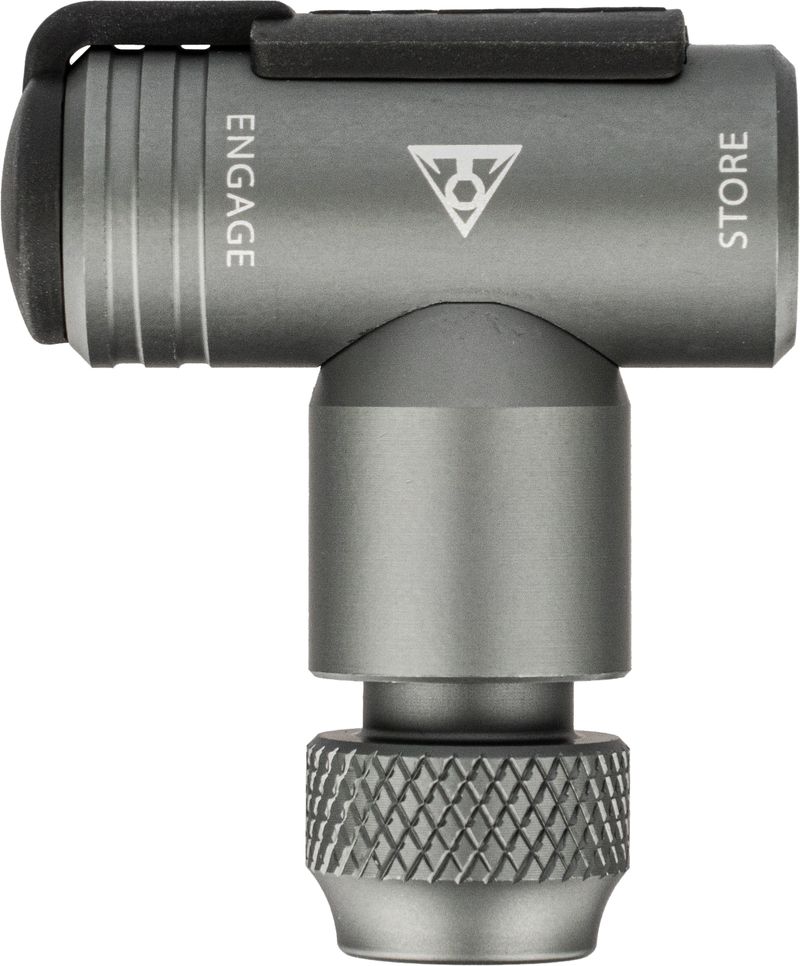 Topeak Airbooster II CO2 Pumpenkopf, Anischt von hinten