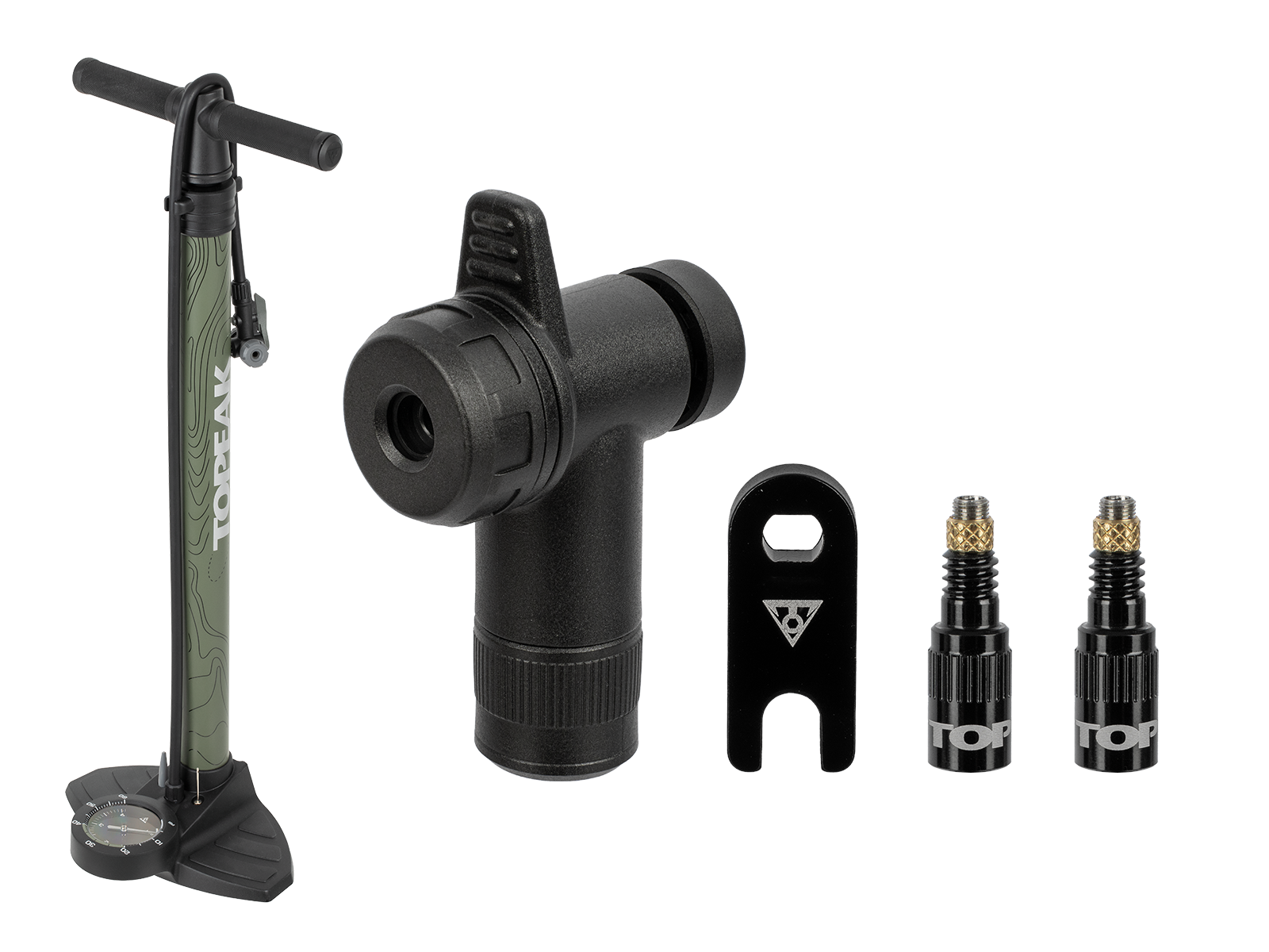 Topeak JoeBlow Mountain II & TurboFlow Ventil - Bundle