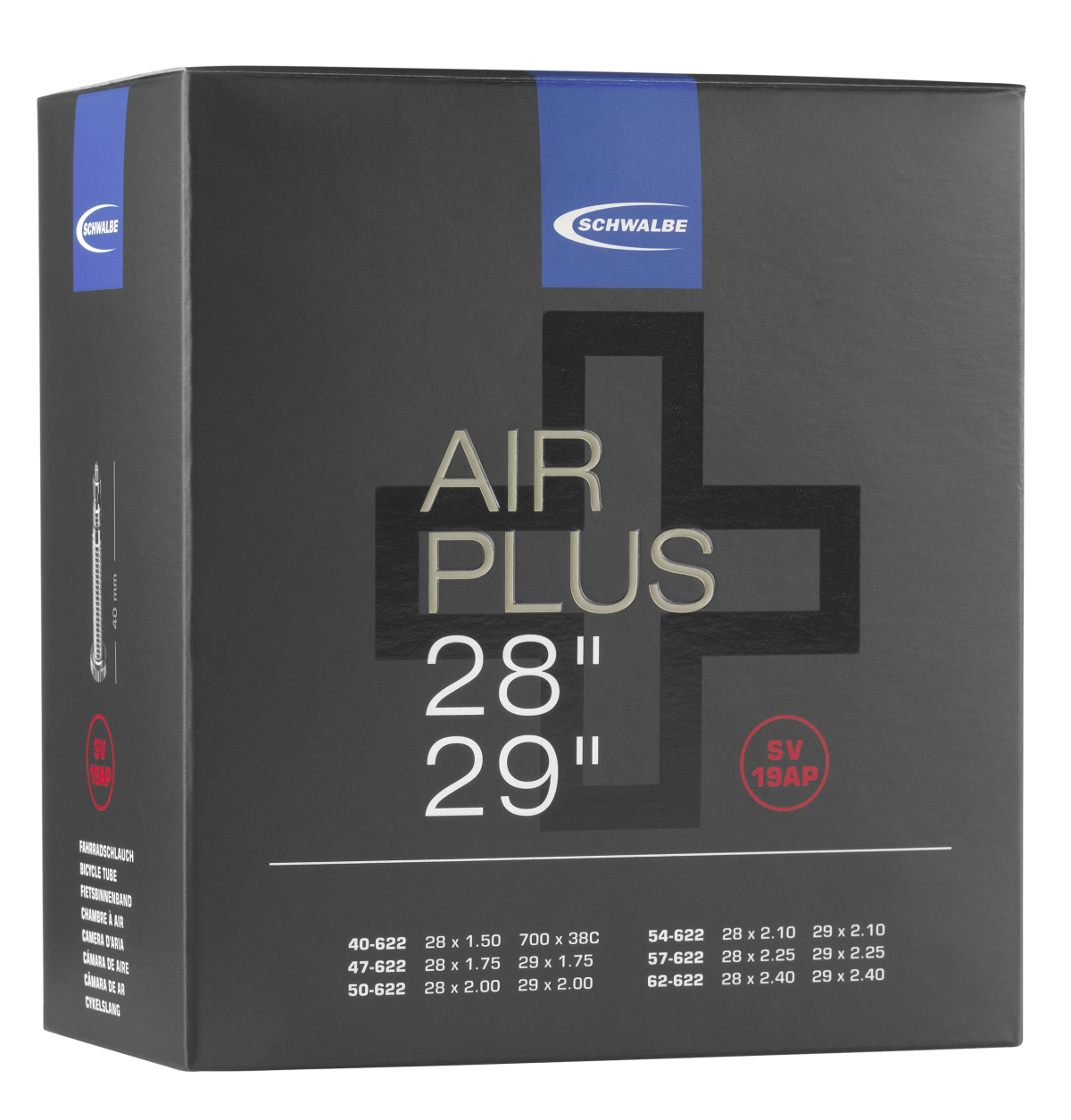 Schwalbe Air Plus Schlauch 28"/29" No. 19AP (SV19AP, AV19AP)