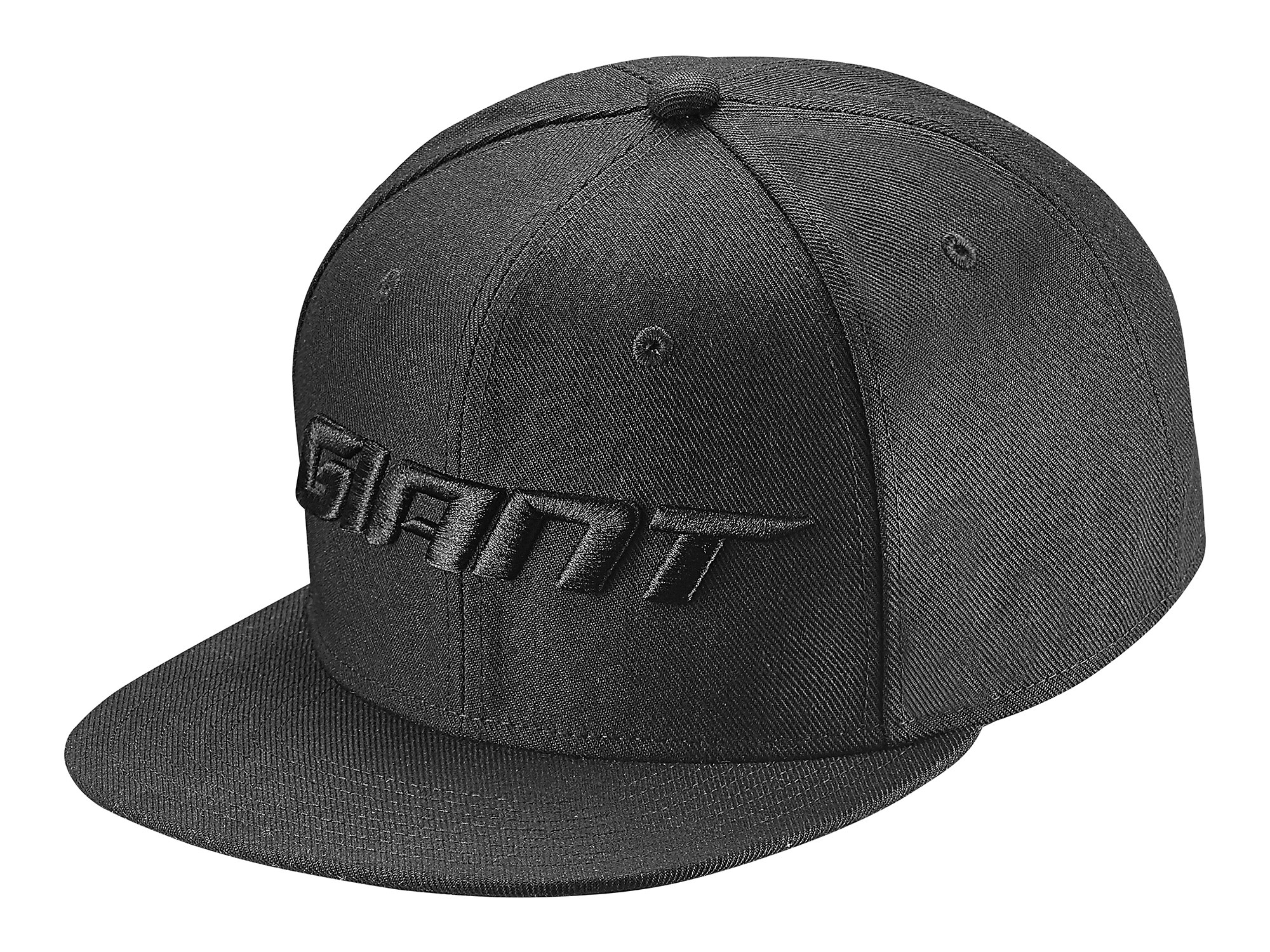 Giant Trucker Cap in schwarz mit schwarzem Giant Schriftzug.