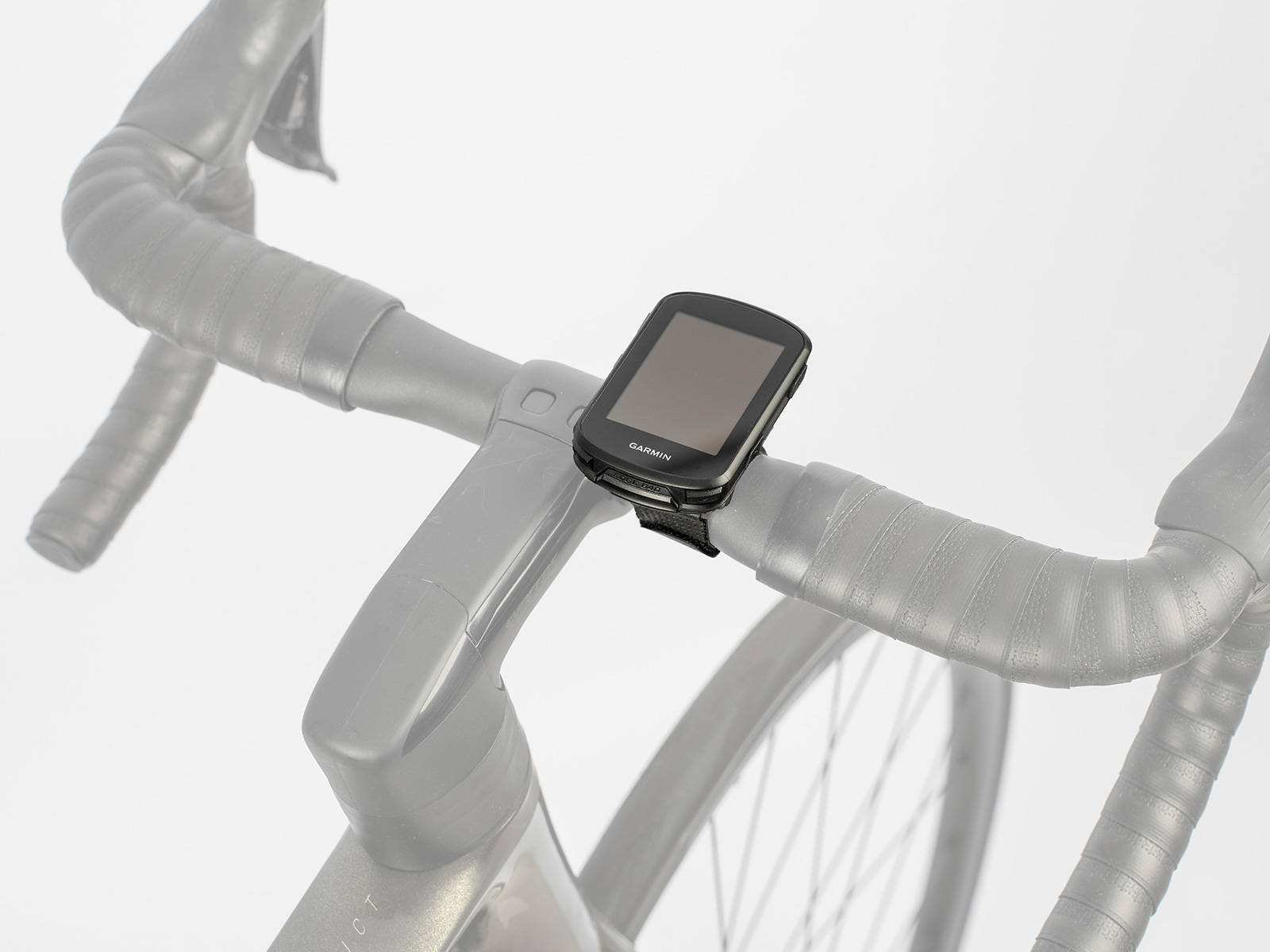 GARMIN® Fahrradcomputer am Lenker montiert mit Topeak G-Gear Multi Mount und Klettband.