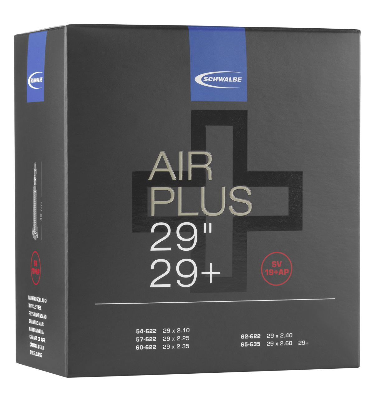 Schwalbe Air Plus Schlauch 29"/29+ No. 19+AP (SV19+AP, AV19+AP)