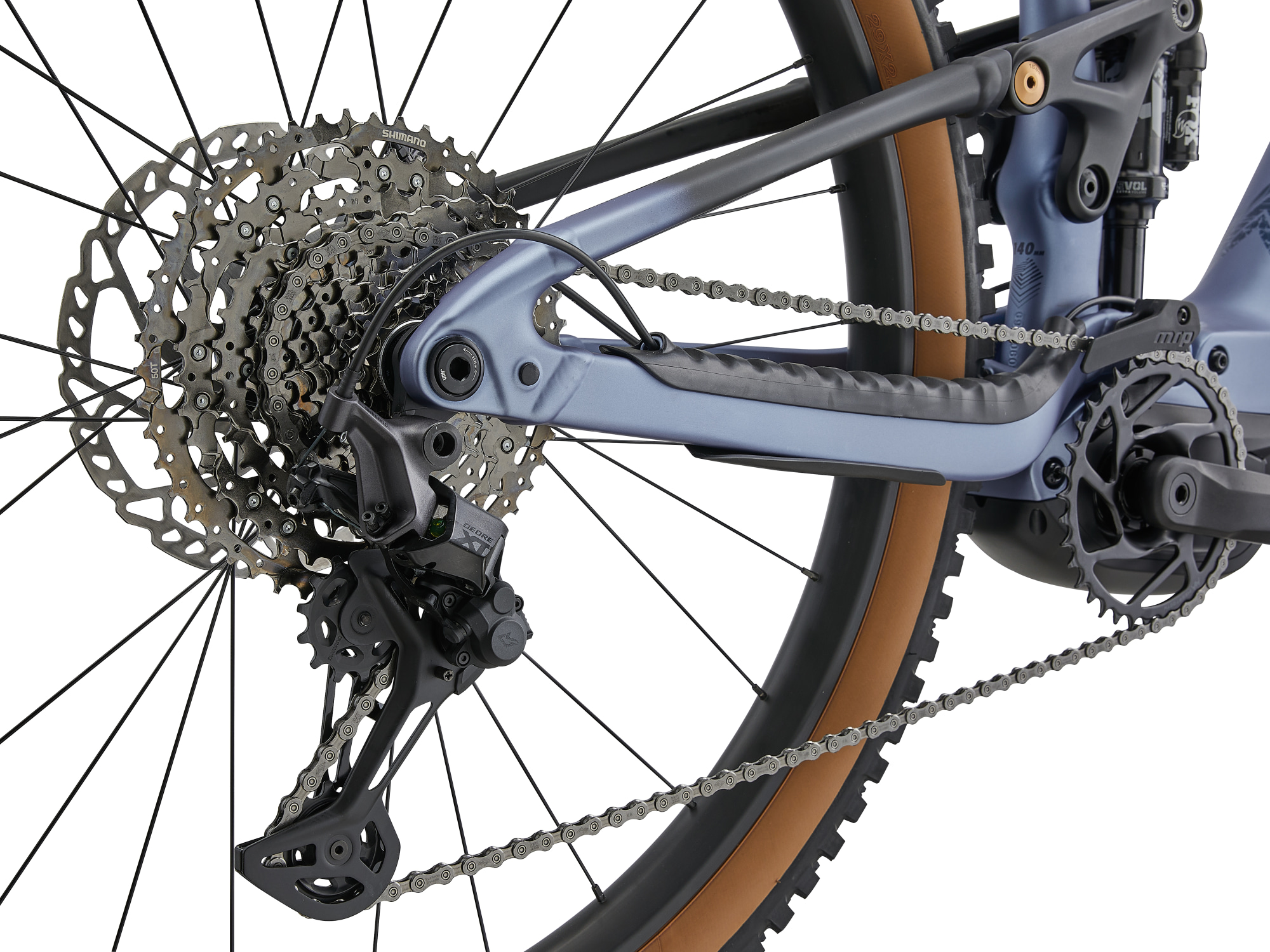 Liv Embolden E+ 0 E-Mountainbike mit Shimano Deore XT Schaltwerk im Detail.