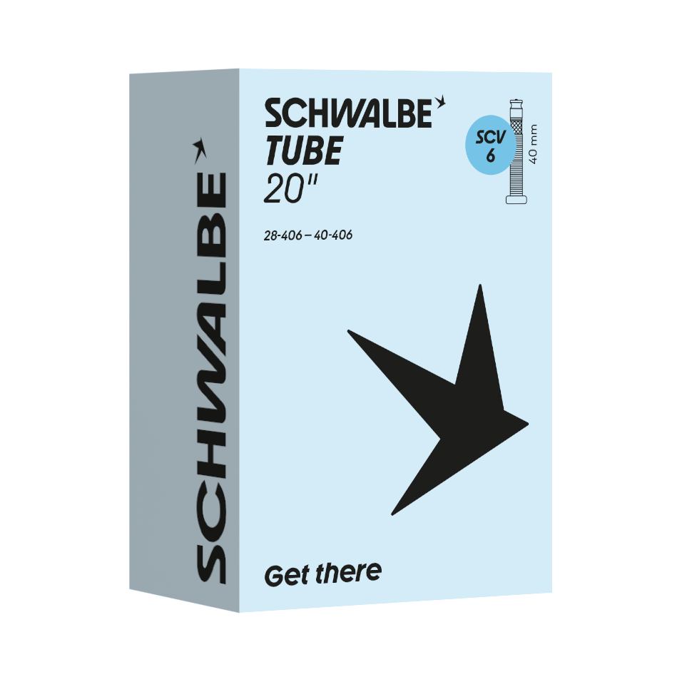 Verpackung des Schwalbe SCV6 Schlauches