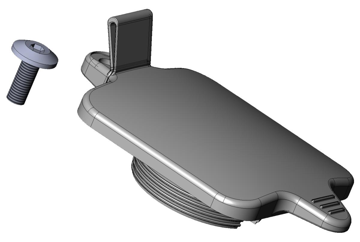 Bergstrom ATV Abdeckkappe Rosenberger Ladeport