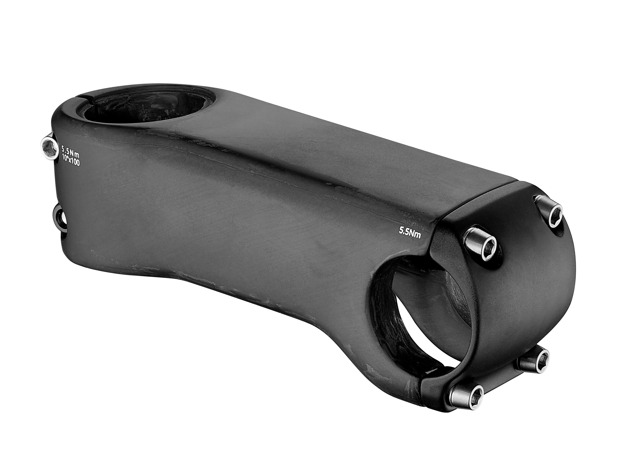 Giant Carbonvorbau Contact SLR Aero in schwarz - Ansicht diagonal von vorne