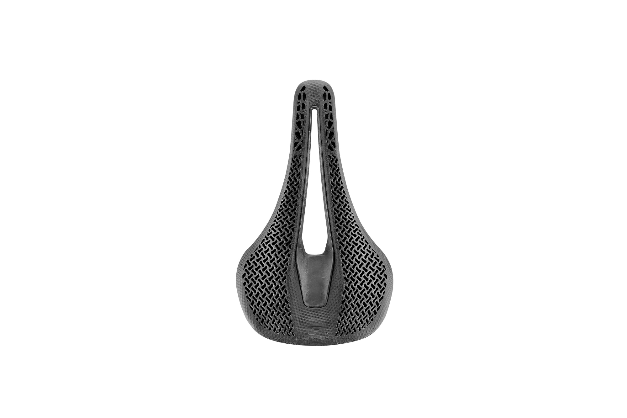 CADEX AMP 3D Fahrradsattel in schwarz mit offener Gitterstruktur und ergonomischer Formgebung