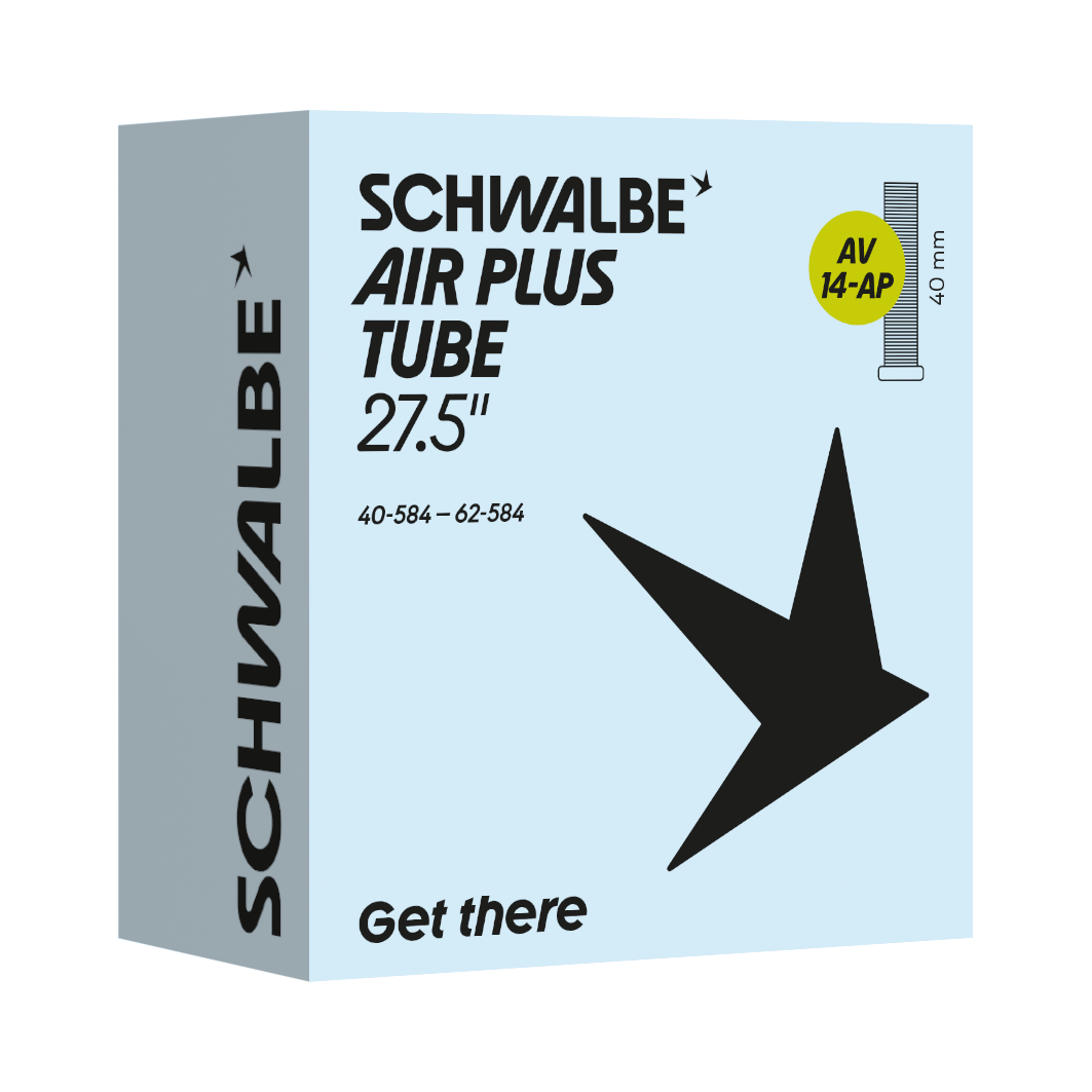 Verpackung des Schwalbe Air Plus AV14 Fahrradschlauches