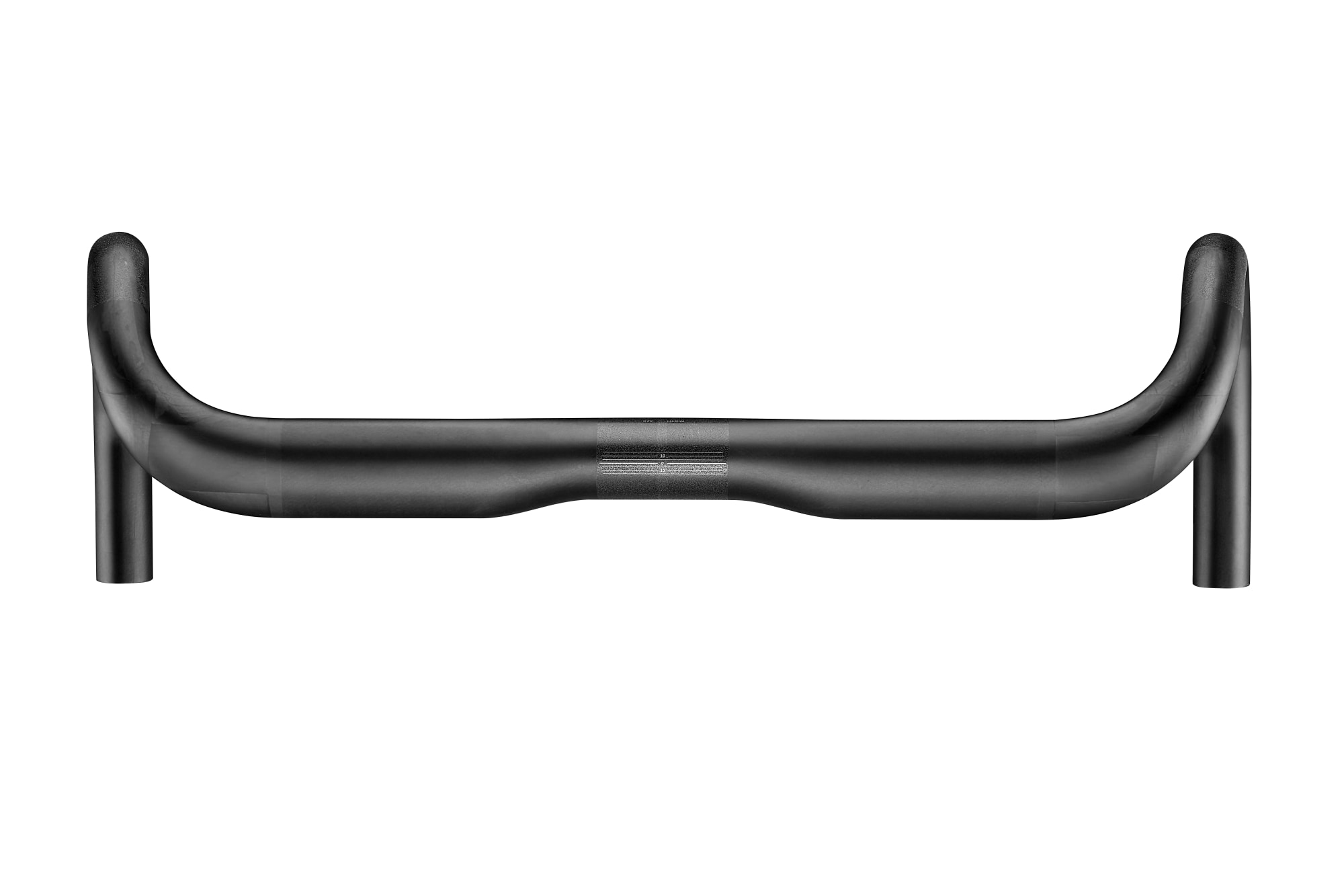 Unteransicht des Giant Contact SLR Carbon Rennradlenkers mit kompakter Drop‑Form.